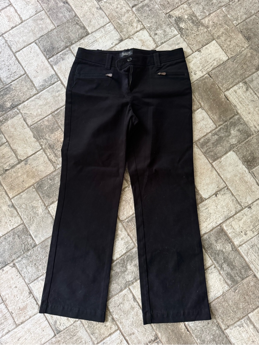 Talbots Black Wide-Leg Pants Signature series